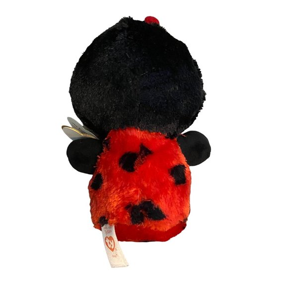 Ty Beanie Boos Izzy the Ladybug 6” Beanbag Plush Glitter Eyes - Picture 5 of 7